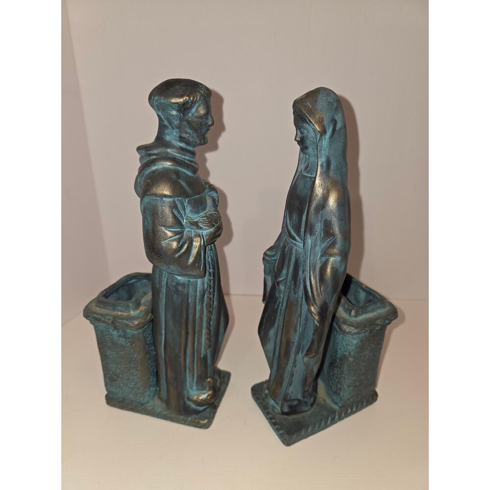 Jim Marvin Collection Statues of Mother of Mary & Religious Figural Bookends - Picture 8 of 13